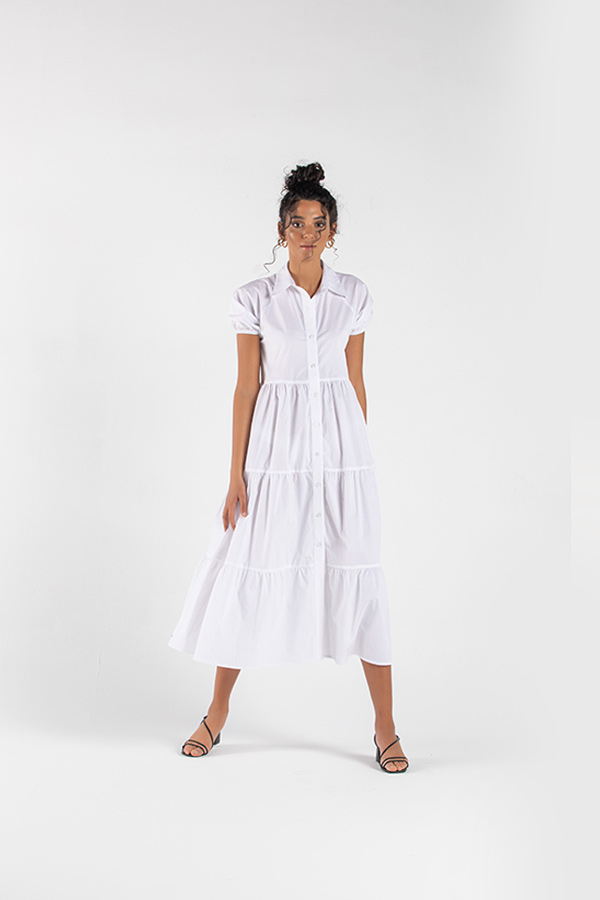 Shop Now A Top Pick Dress In White from Dresscode, Egypt