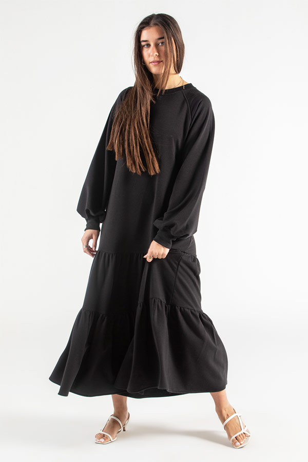 New Comfort Dress in Black thumbnail