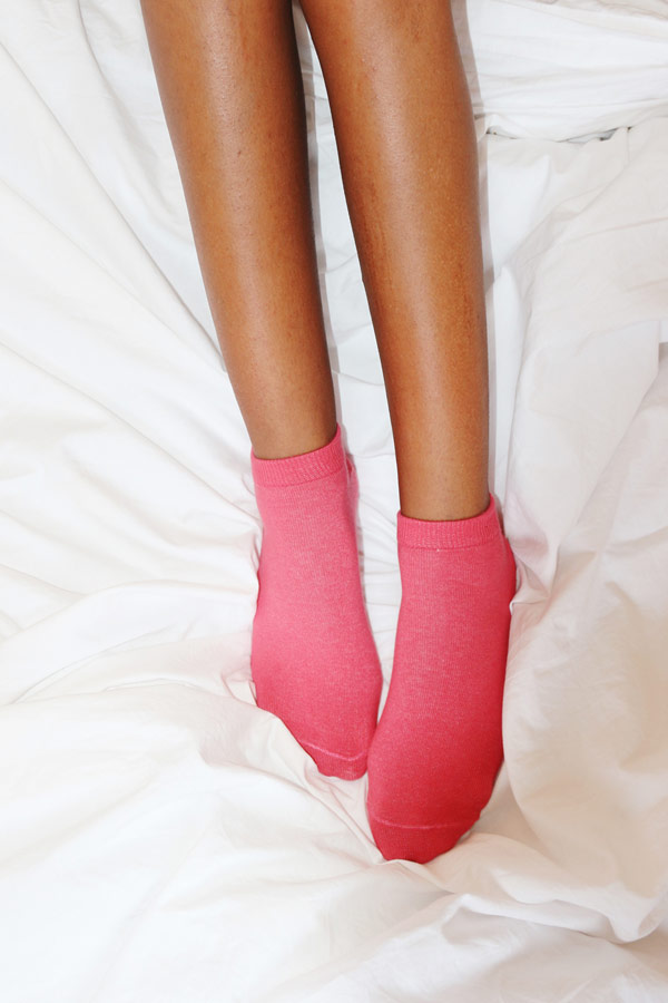 Melon Pink Socks thumbnail