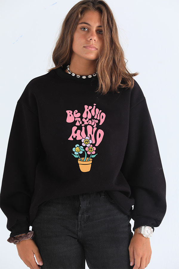 Be Kind To Your Mind Sweatshirt – FYI thumbnail