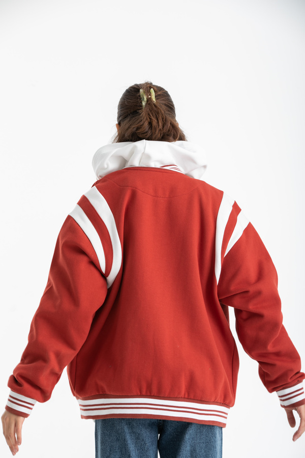 Varsity jock jacket in burgundy From Dresscode in Egypt