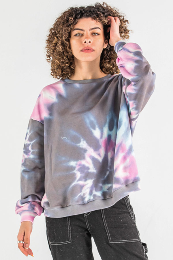 A Tie Dye Black Sweatshirt thumbnail