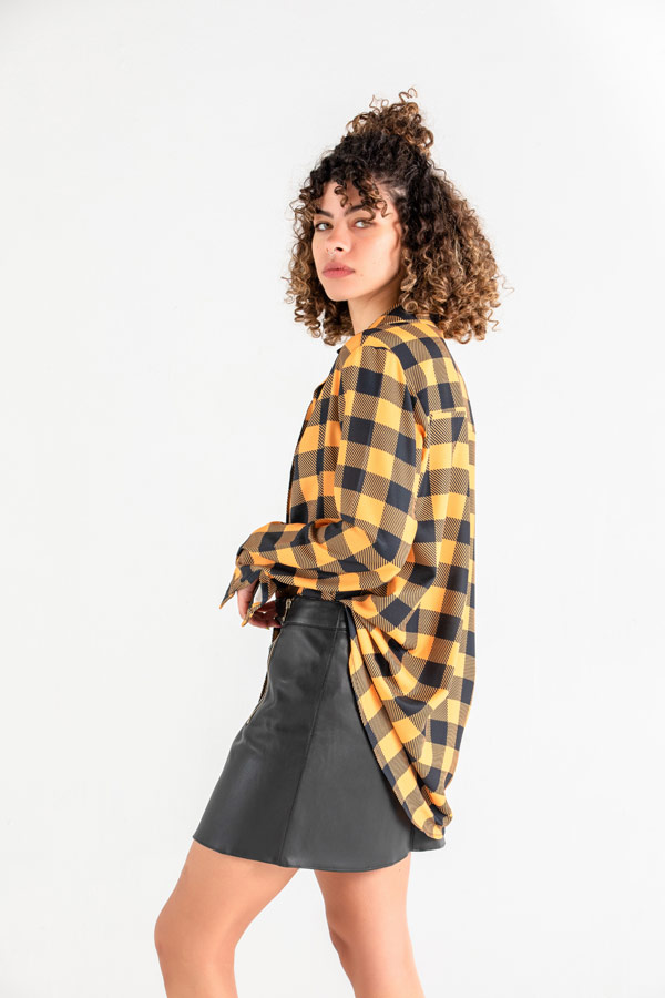 Just A Casual Shirt In Yellow And Black thumbnail