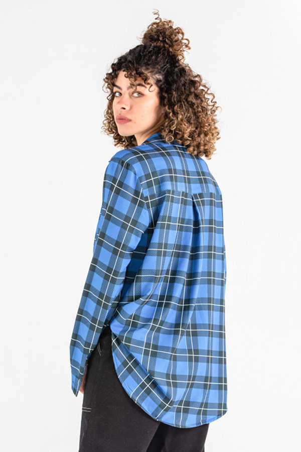 Just A Casual Shirt In Checkered Blue thumbnail