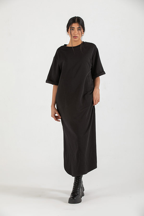 Basic Dress In Black - Dresscode, Egypt
