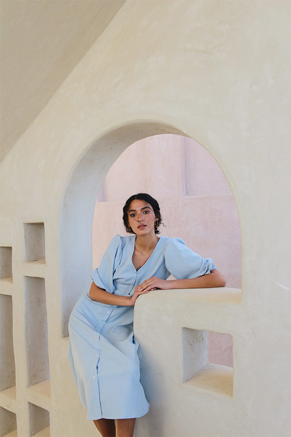 A Retro Blue Dress thumbnail