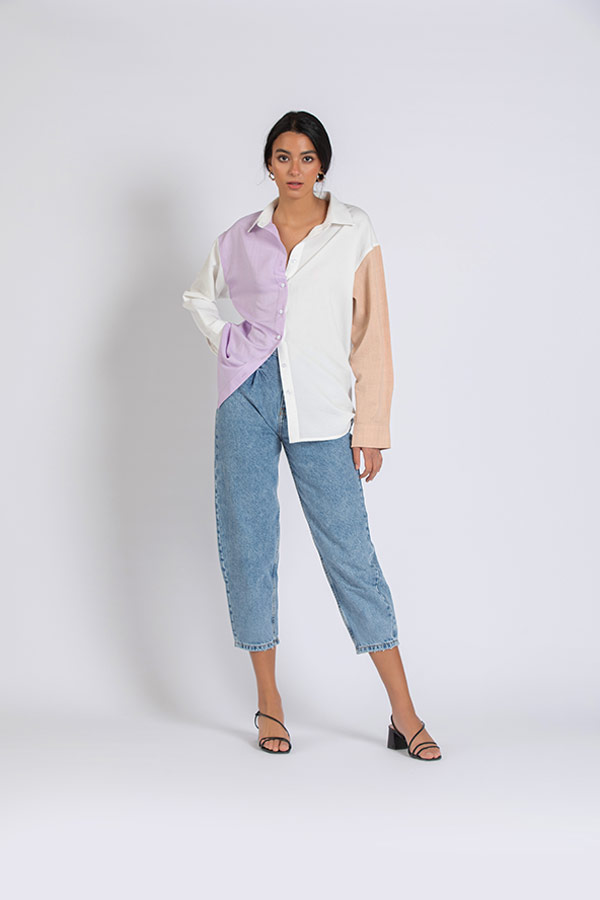 Pastel Wheel Buttoned Shirt thumbnail