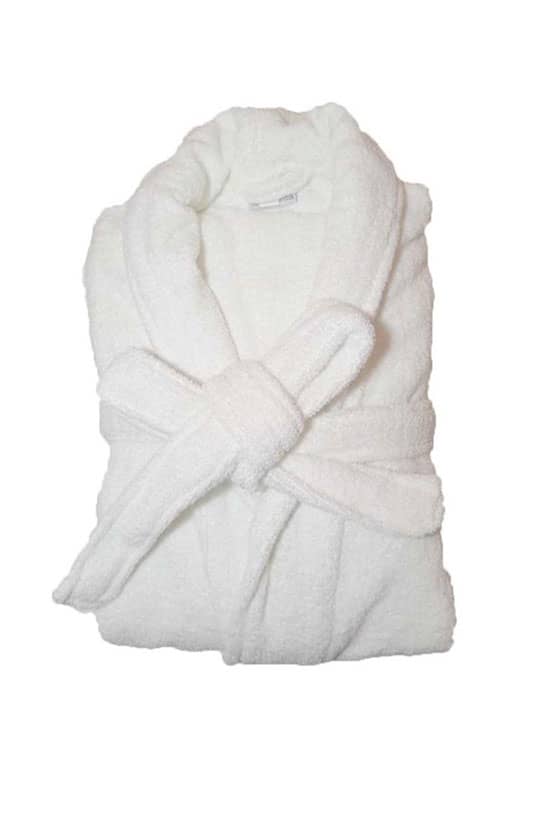 A Bath Robe In White thumbnail