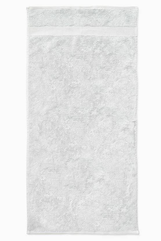 A Bath Towel In White thumbnail
