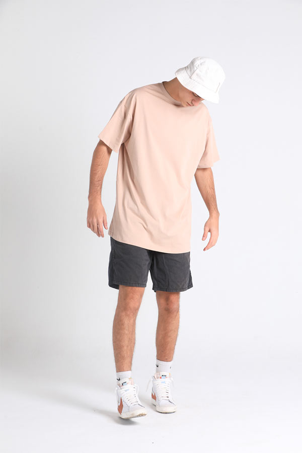 Loose Fit Classic T-Shirt In Beige thumbnail