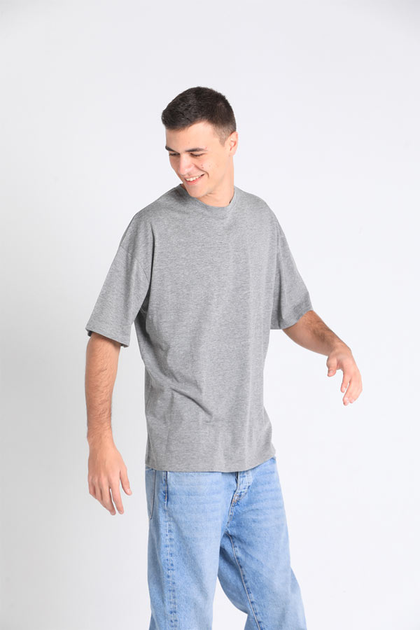 Loose Fit Classic T-Shirt In Grey thumbnail