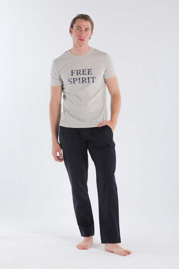 Navy Free Spirit Pyjama Set – FYI thumbnail