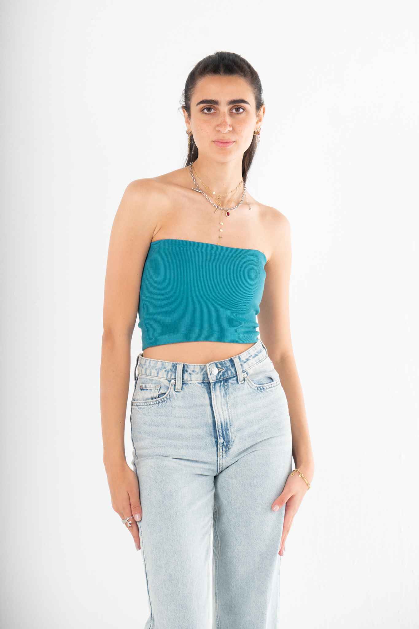 The Strappy Basic In Turquoise thumbnail