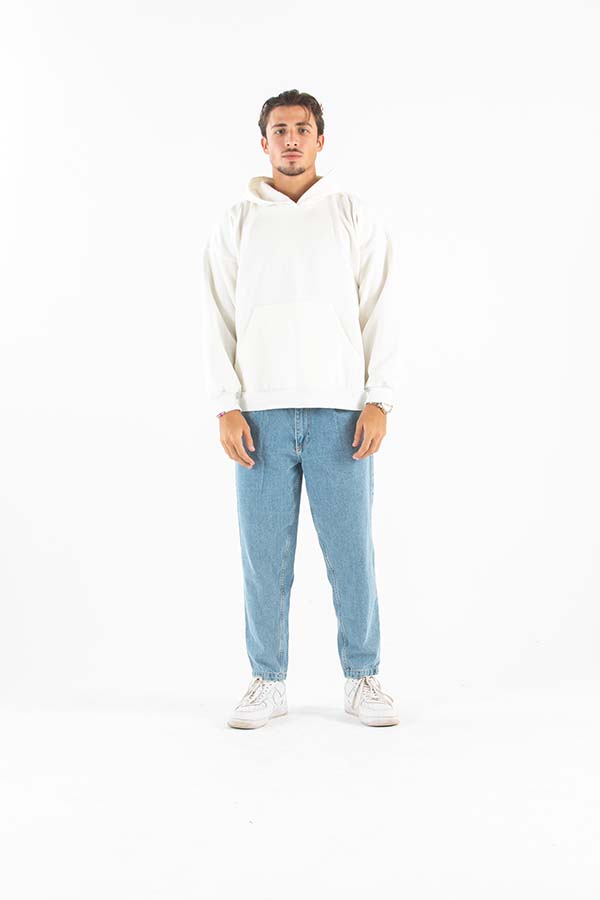 Oversized Hoodie In White thumbnail