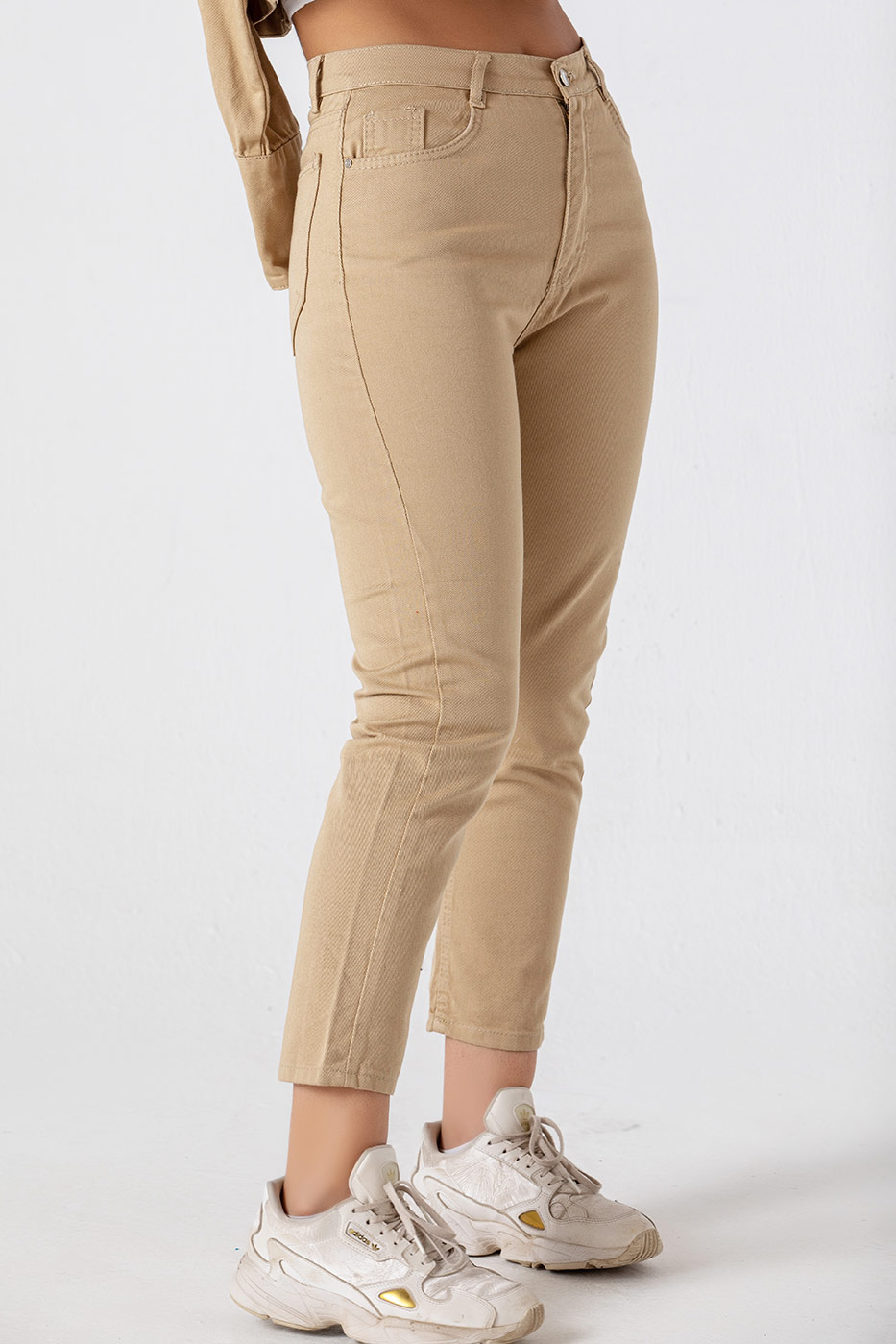 Straight Fit Jeans in Beige Shop from Dresscode