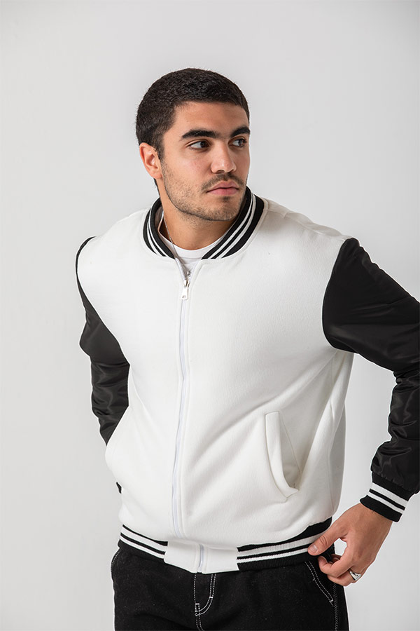 Fit Check Varsity Jacket in B&W Dresscode, Egypt