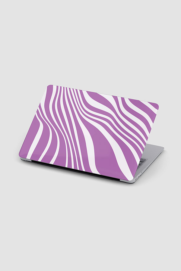 Purple Zebra Laptop Case thumbnail