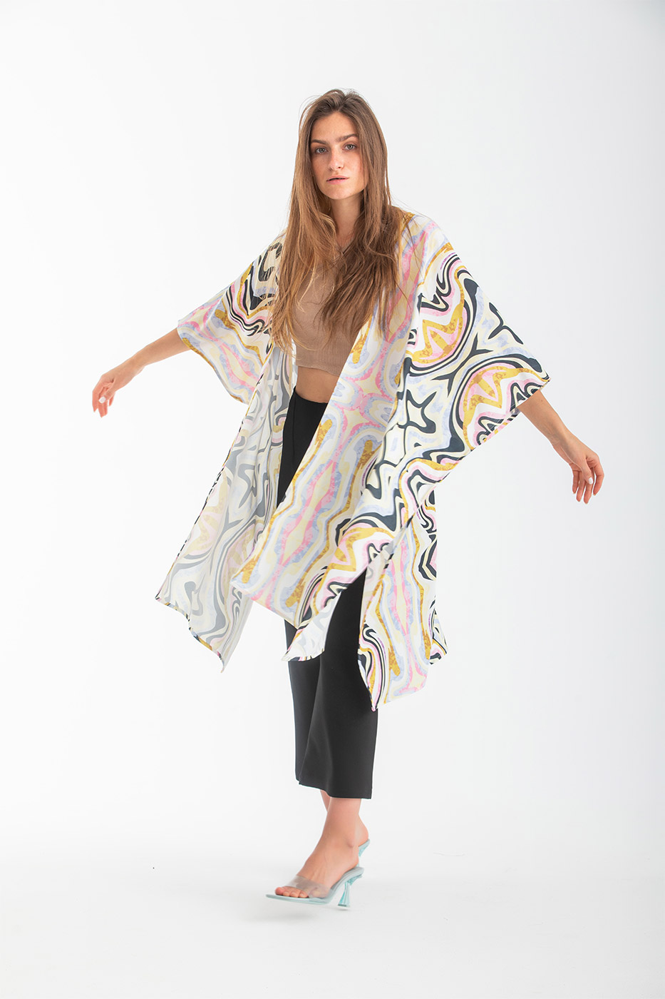 Extra Marble Vibes Kimono - Dresscode, Egypt