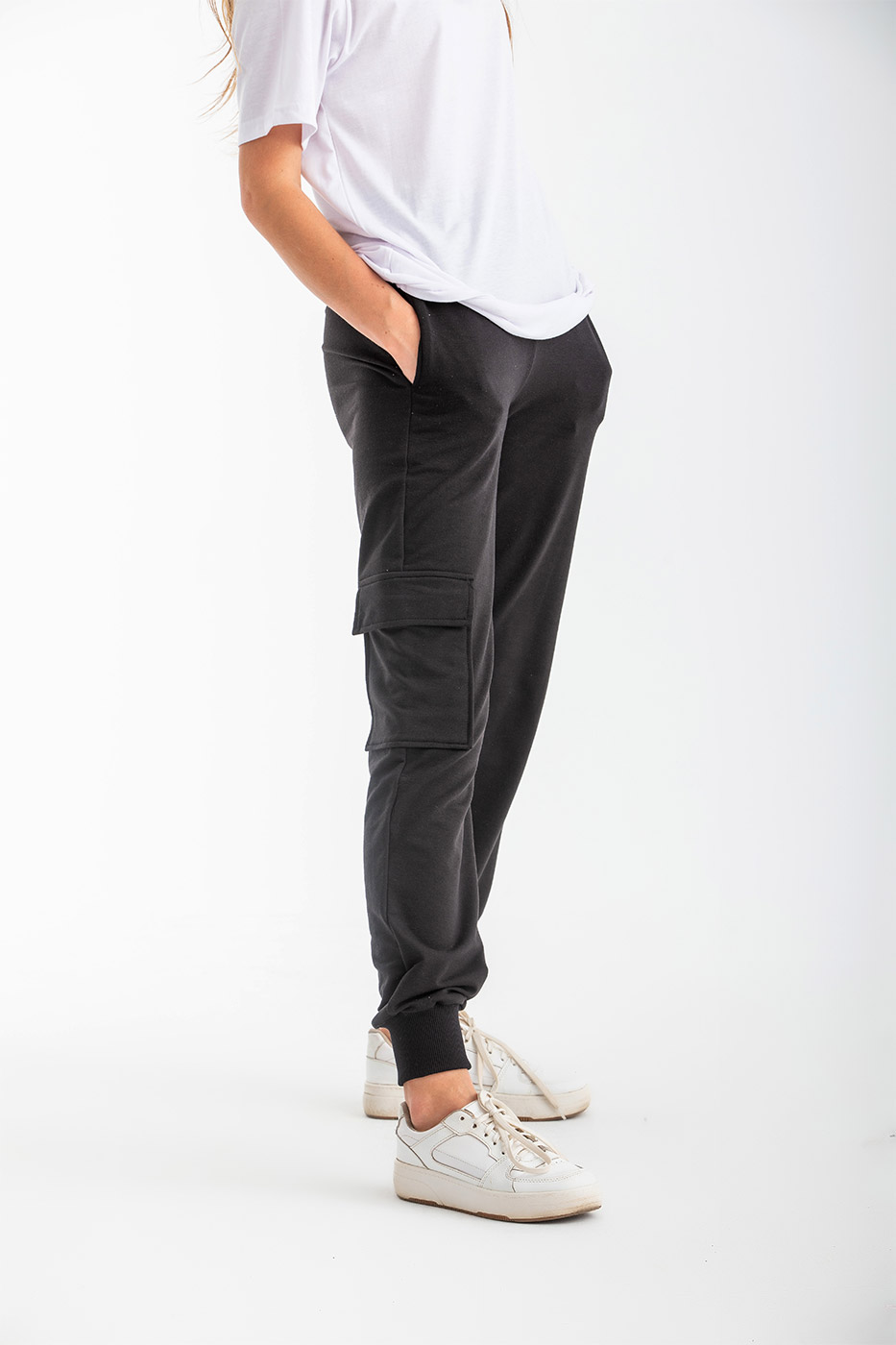 The Utility Comfy Pants In Black thumbnail