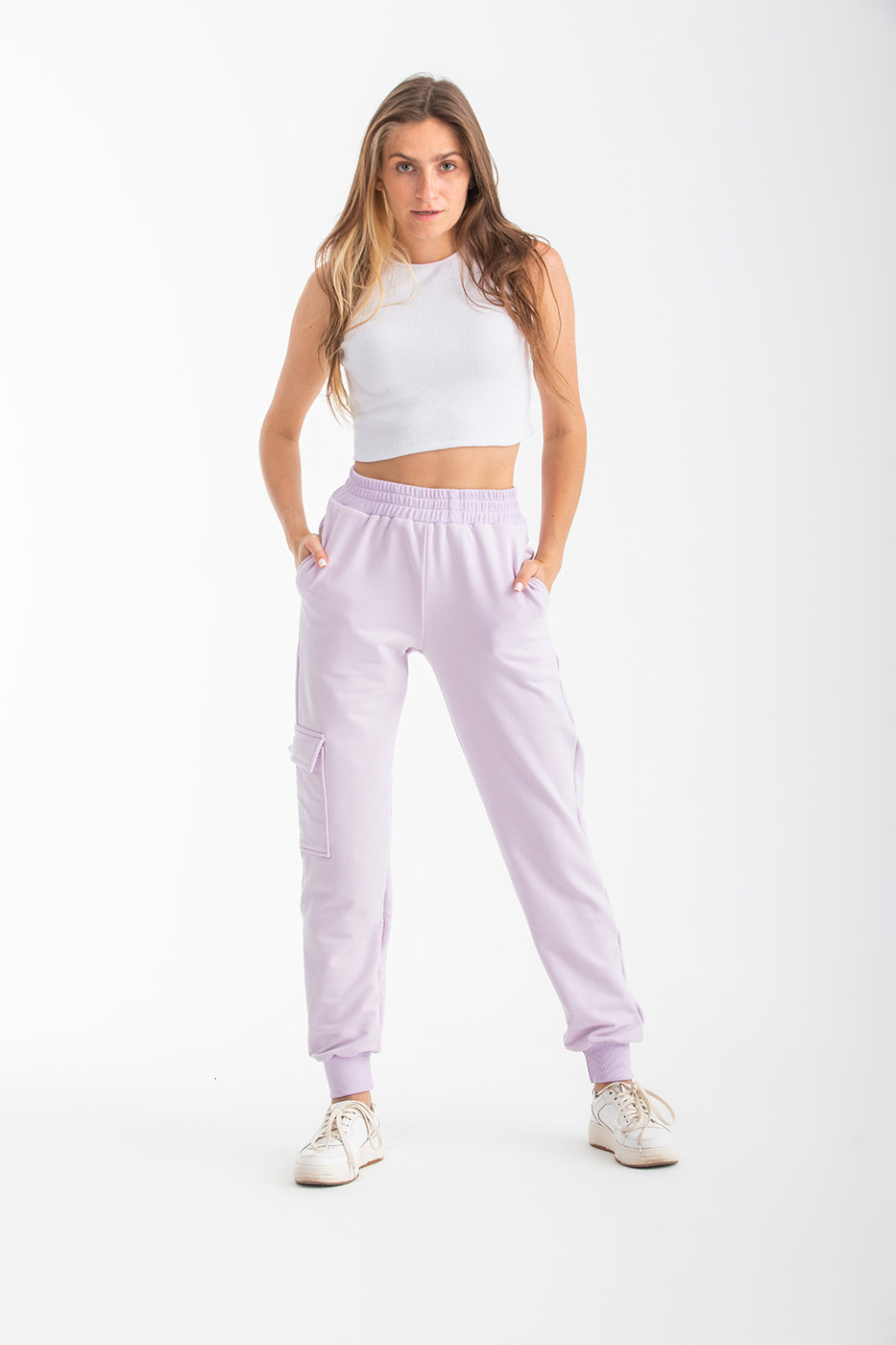 The Utility Comfy Pants In Lilac - Dresscode, Egypt