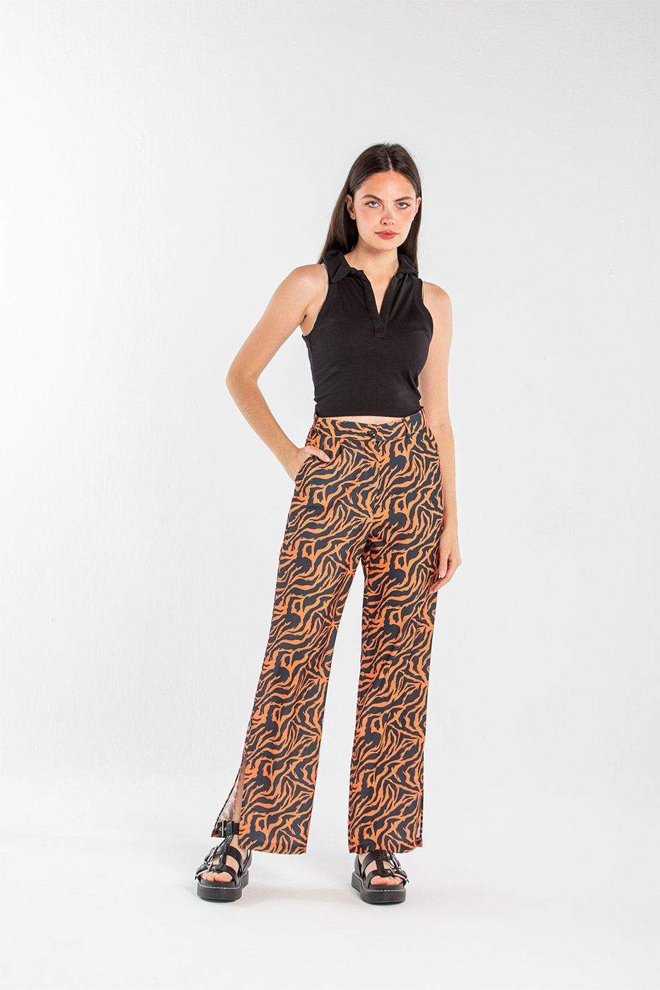 Tiger Print Pants Shop online in Egypt from Dresscode