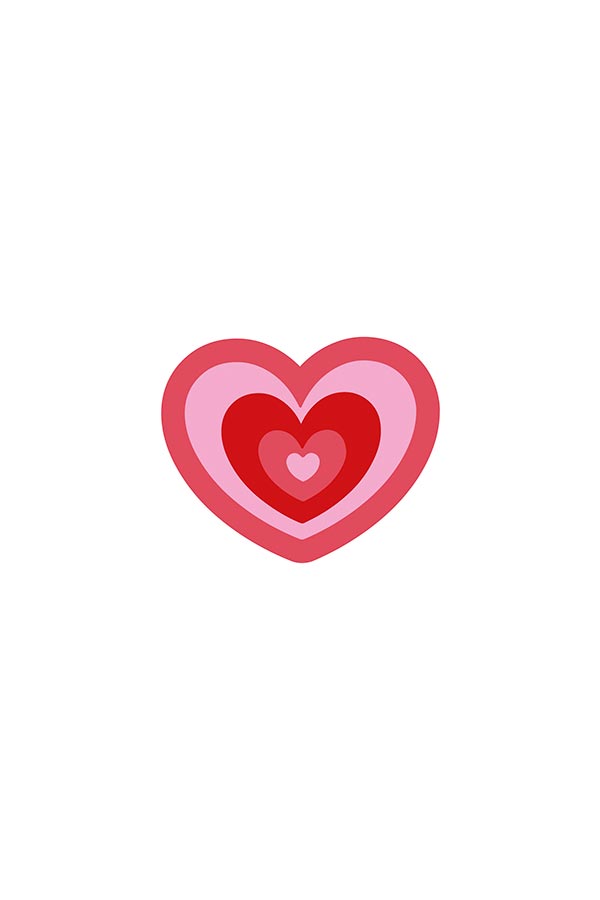 Powerpuff Heart Sticker