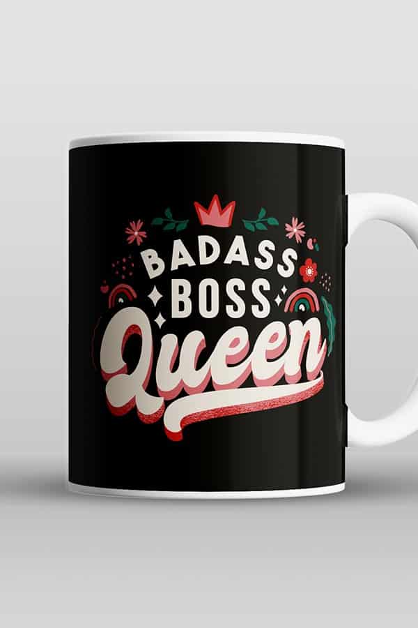Badass Boss Queen Mug thumbnail