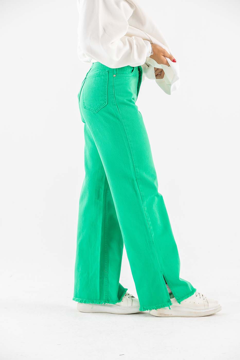 Green Denim Pants Shop Online From Dresscode in Egypt