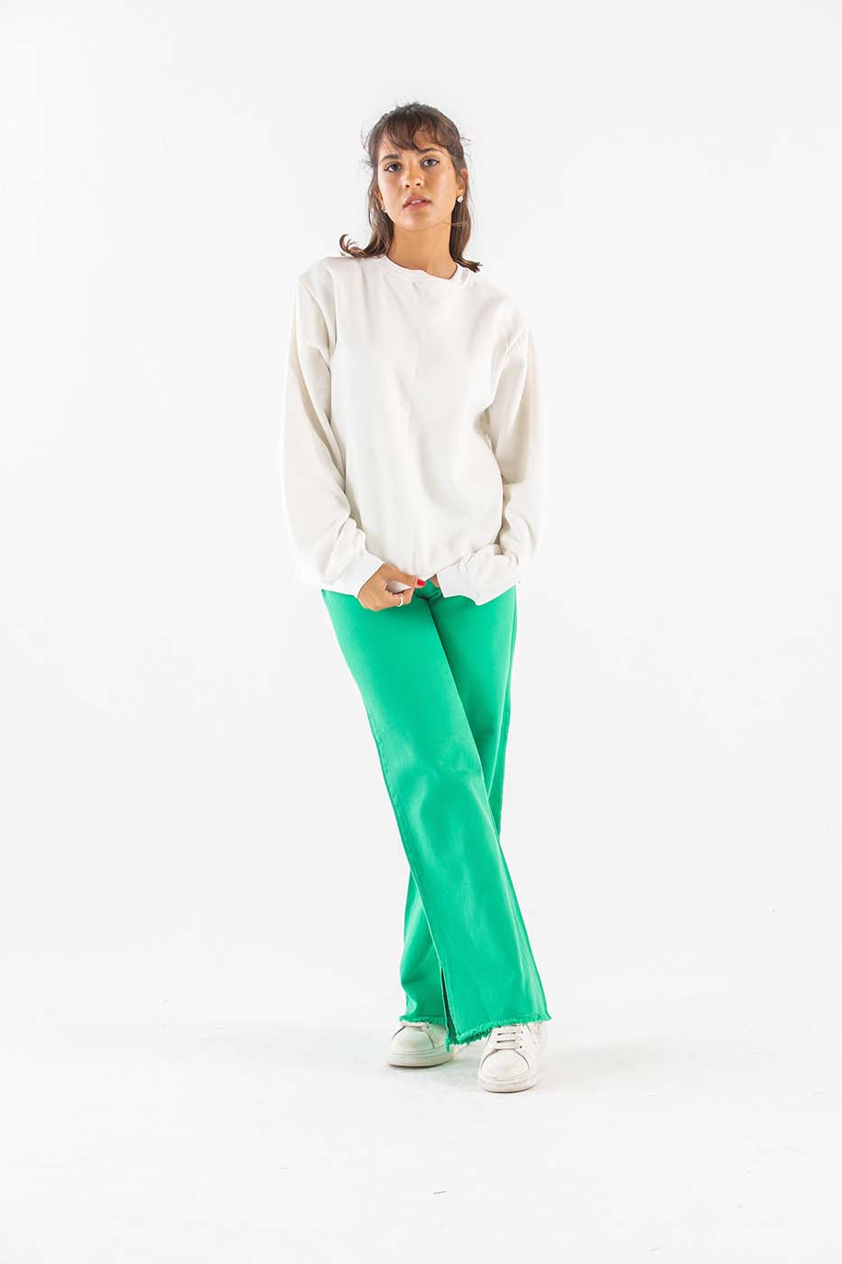 Green Denim Pants Shop Online From Dresscode in Egypt