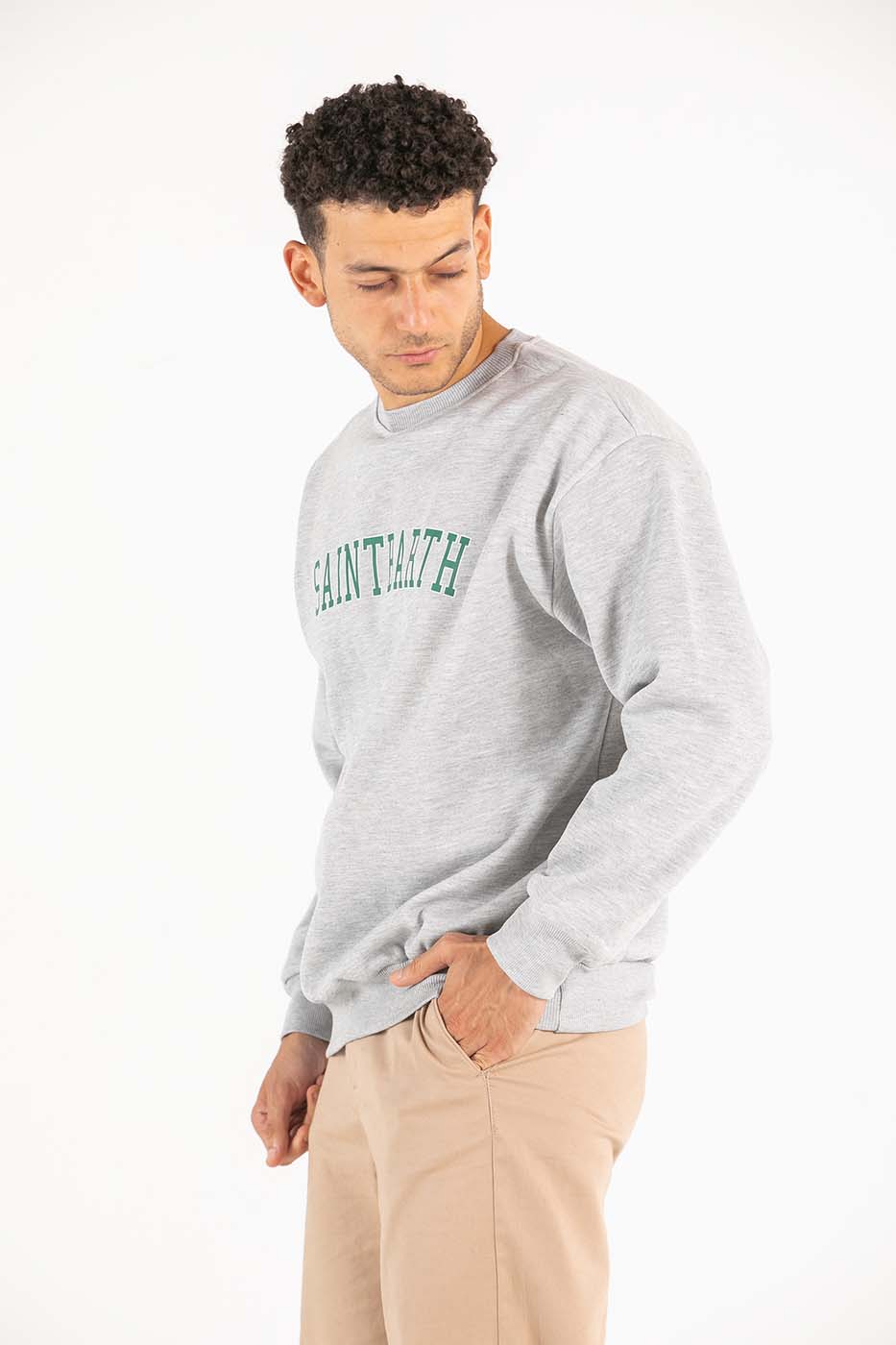 Saint Barth crewneck in grey | Shop Online From Dresscode, Egypt