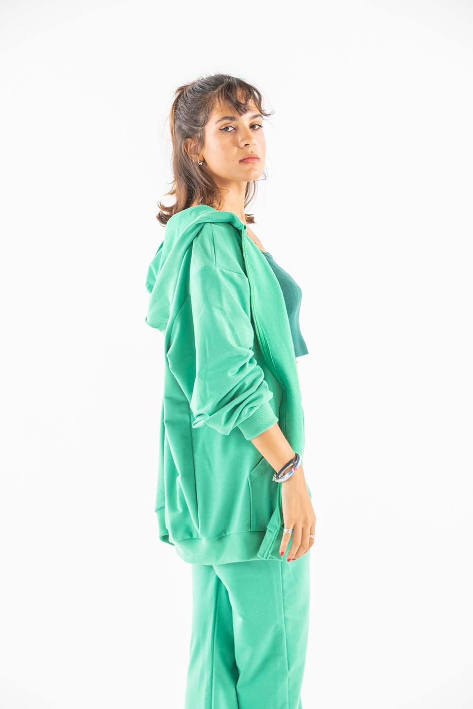 Loose Fit Jacket in green – FYI thumbnail