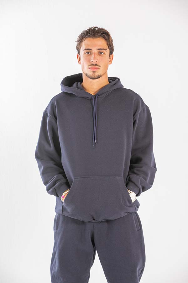 Oversized hoodie in Navy Blue thumbnail