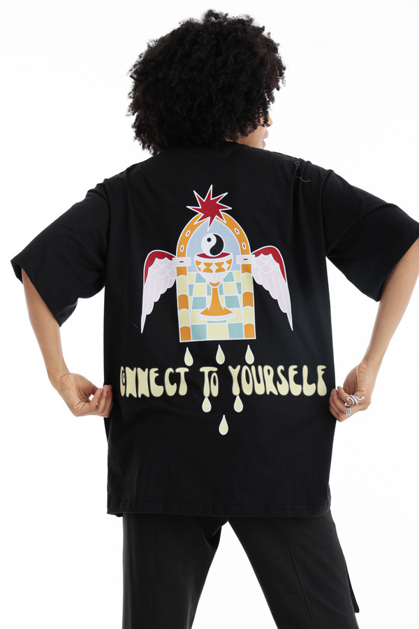Connect To Yourself Printed T-Shirt thumbnail