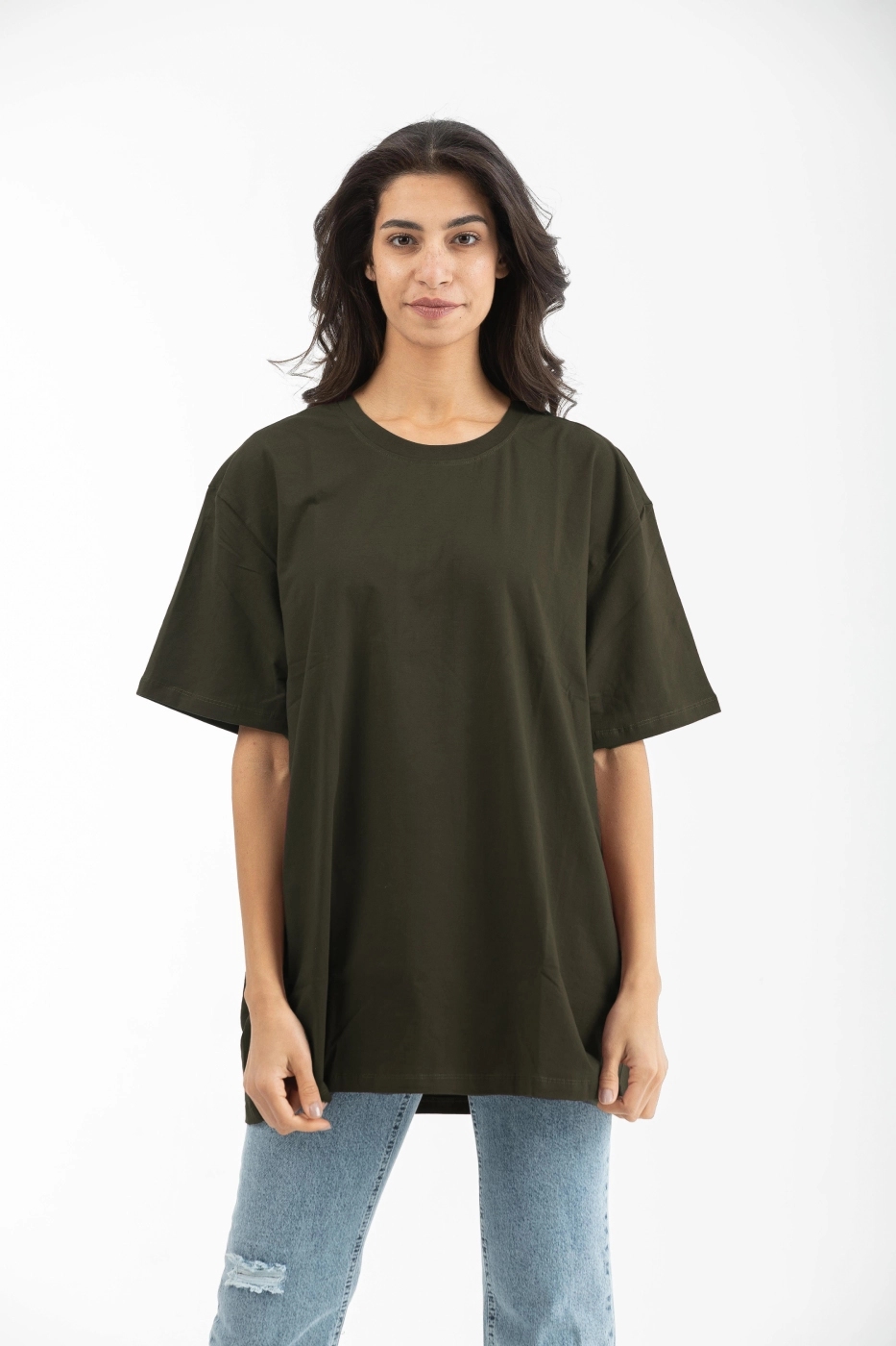 Short Sleeved T-Shirt In Olive Green thumbnail