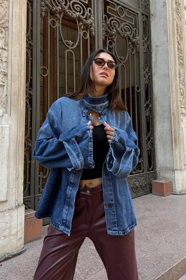 Denim Oversized Jacket thumbnail