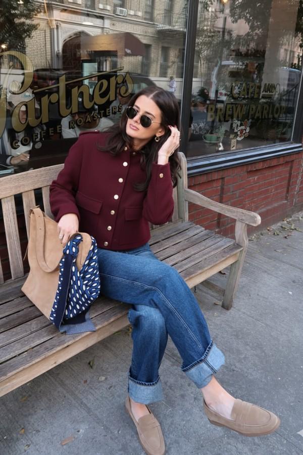 Basic Burgundy Jacket thumbnail