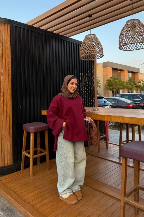 Everyday Burgundy Top thumbnail