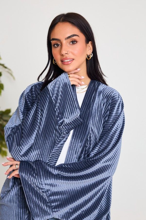 Grey Velvet Kaftan thumbnail