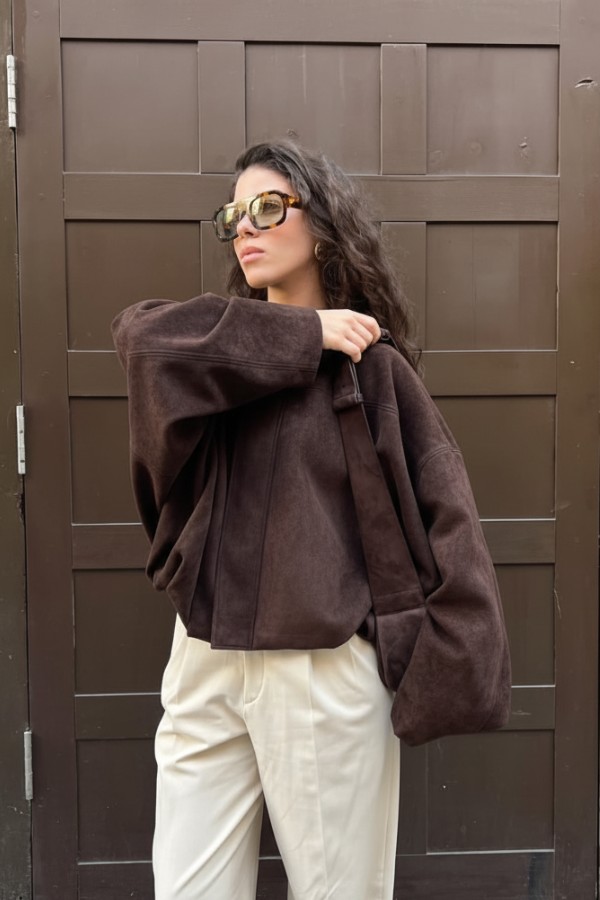 Brown Suede Jacket thumbnail