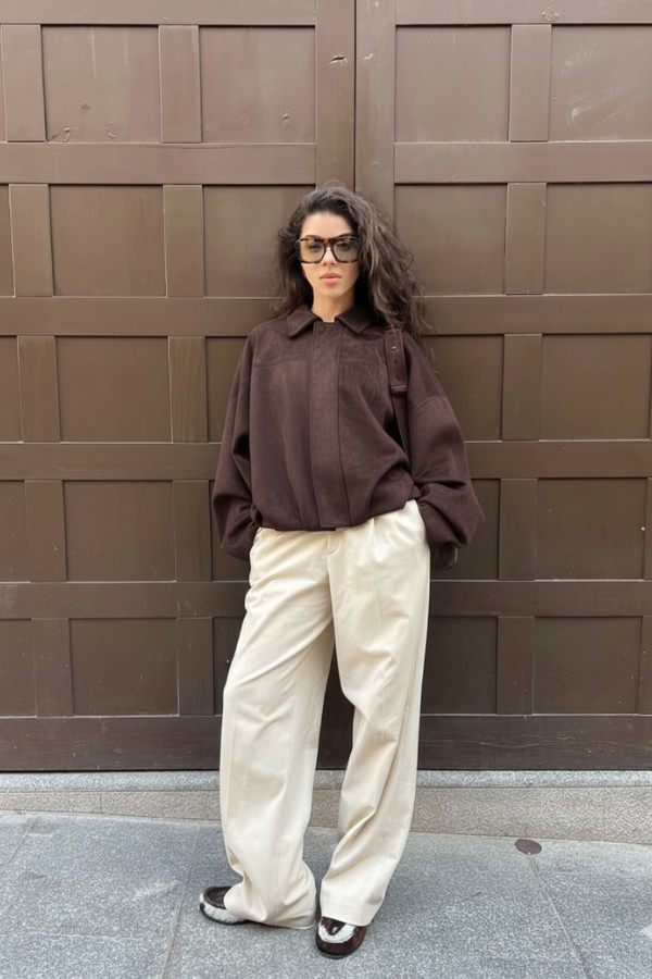 Brown Suede Jacket thumbnail