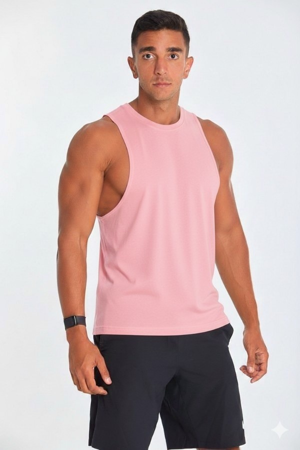 Open Tank Top In Pink thumbnail